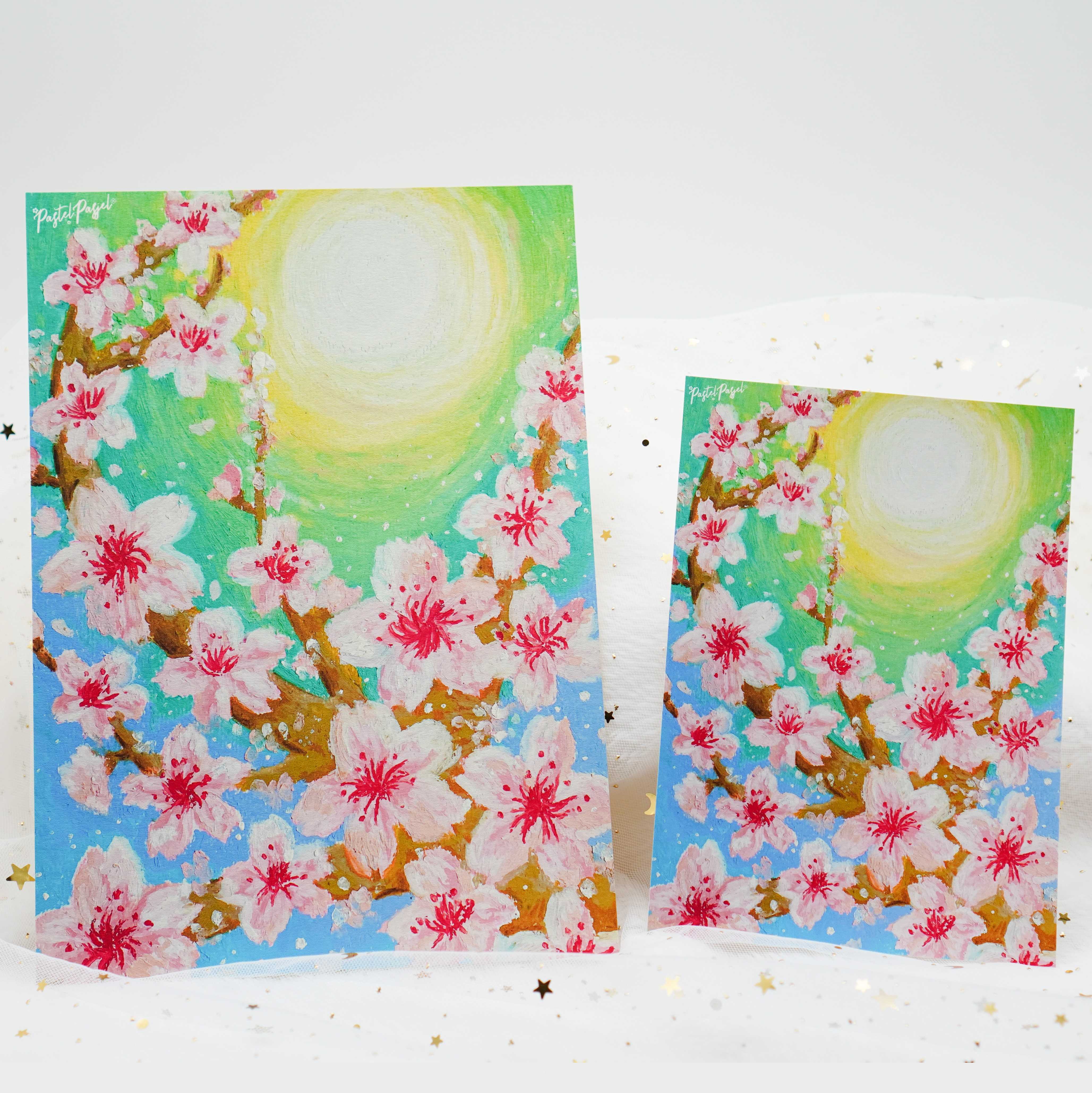 💌Postcard (A5,A6) : Cherry Blossom