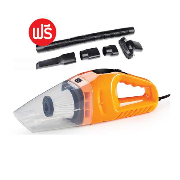 เครื่องดูดฝุ่นในรถ 120W พร้อมเซตหัวดูด