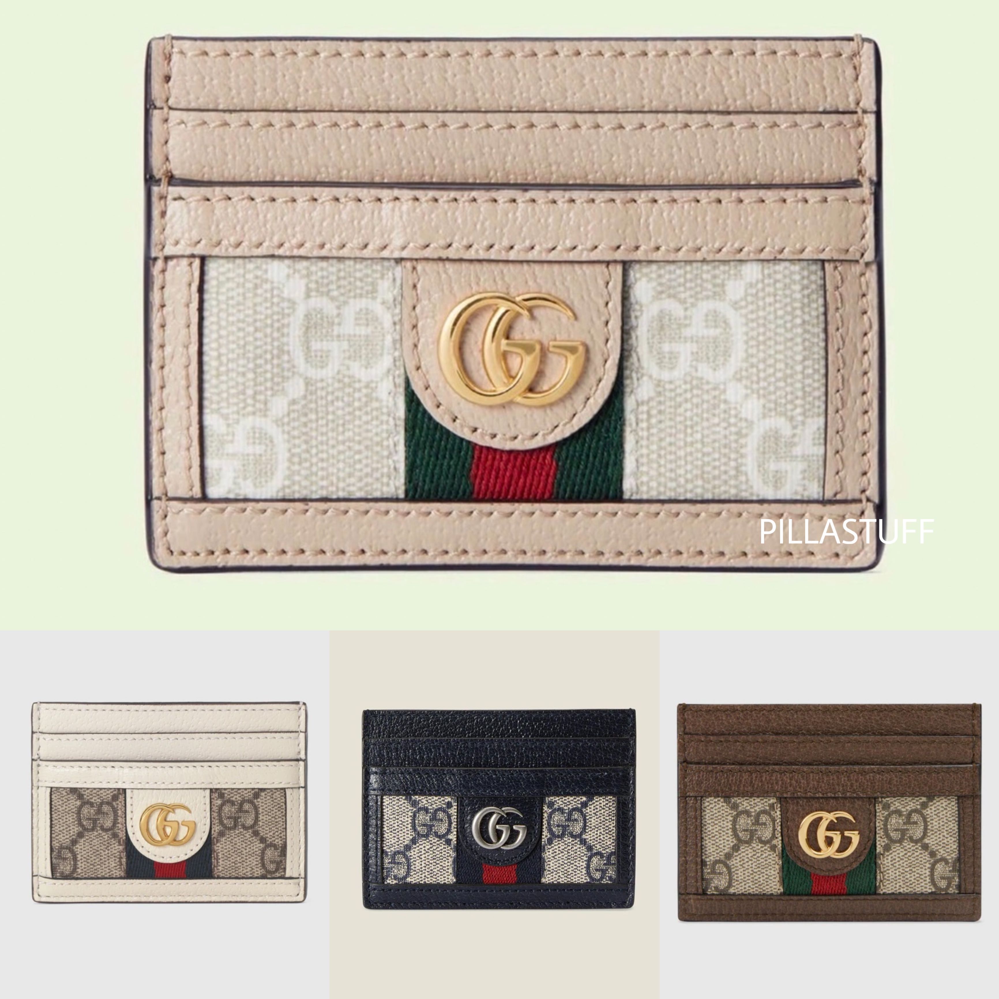 แท้100%🔥 Gucci Ophidia GG card case