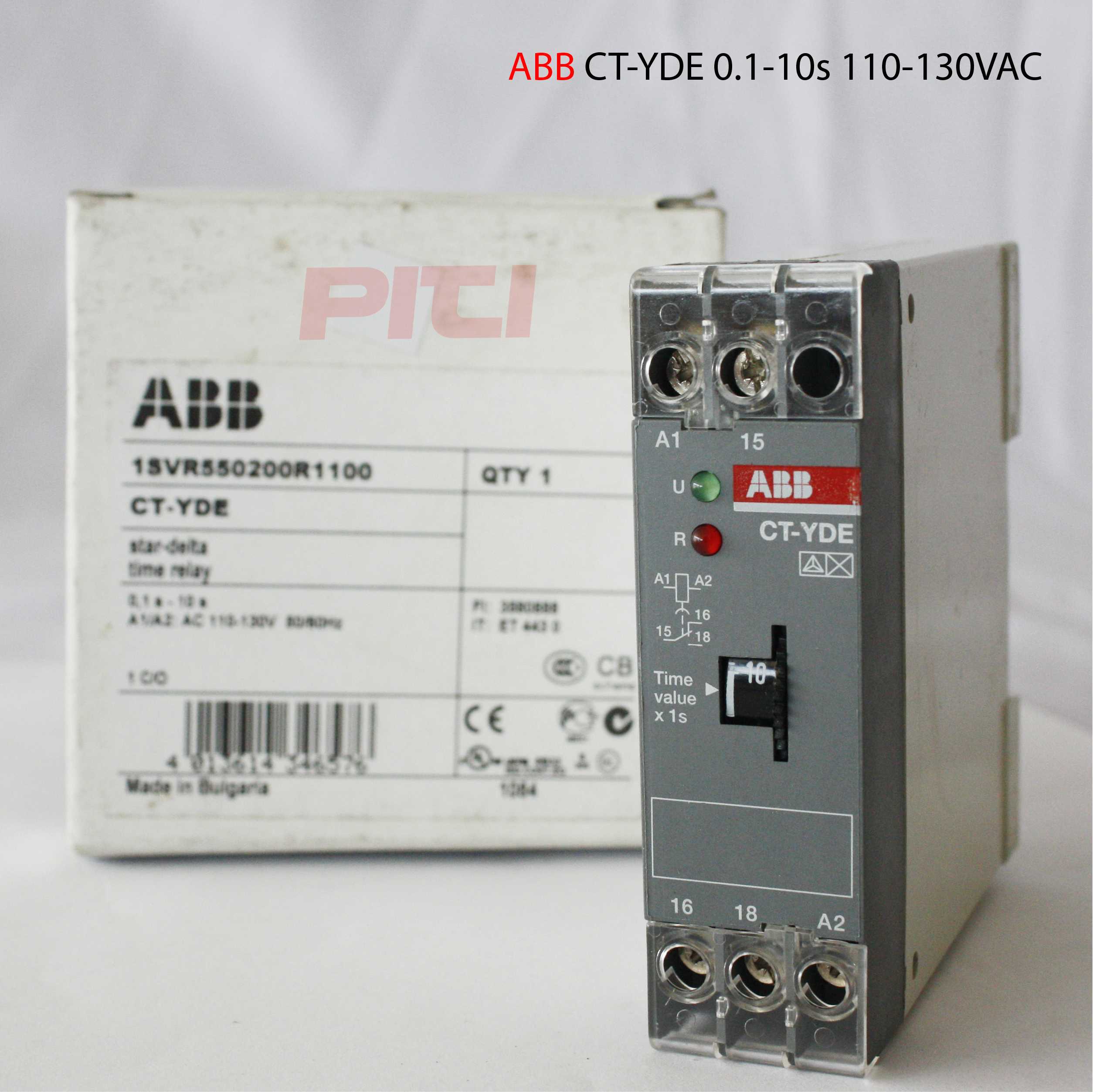 ABB CT-YDE 0.1-10s 110-130VAC