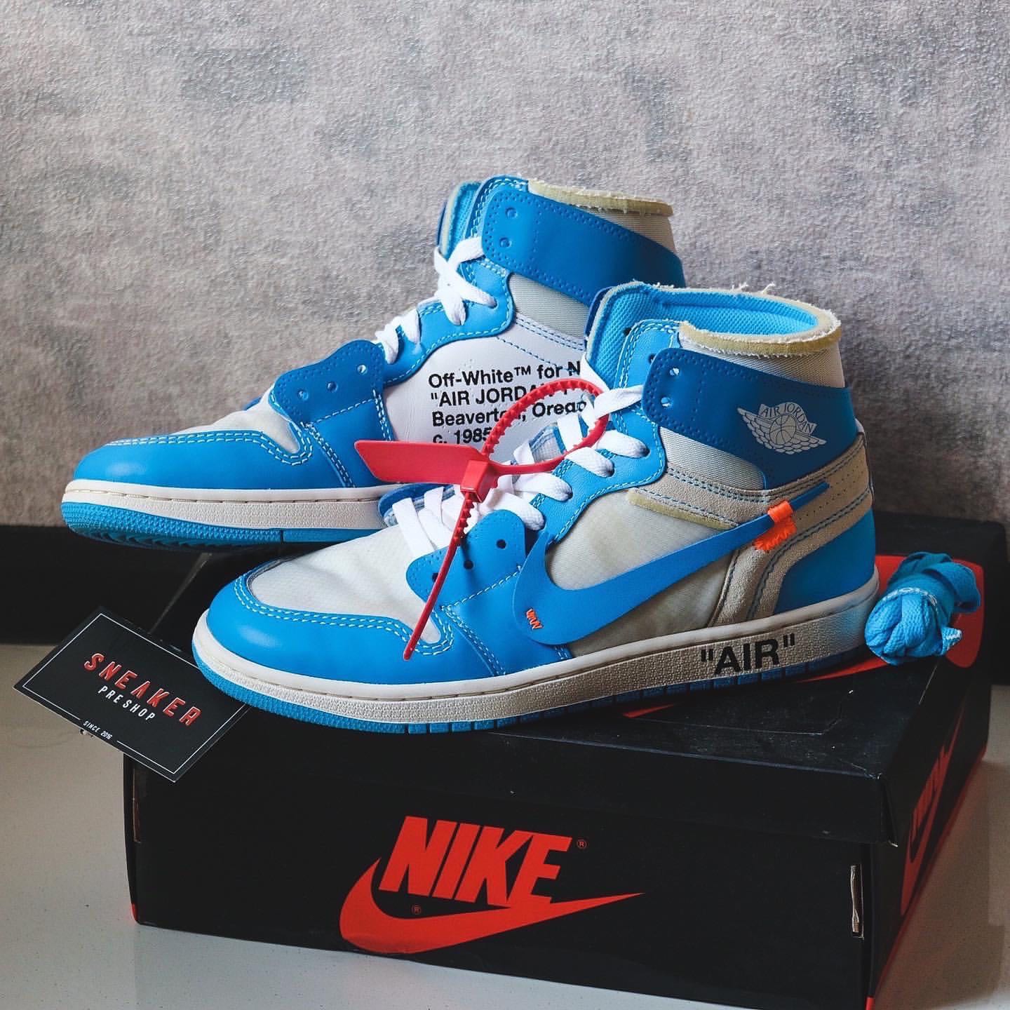 Air Jordan 1 Retro High x Off White UNC LINE SHOPPING