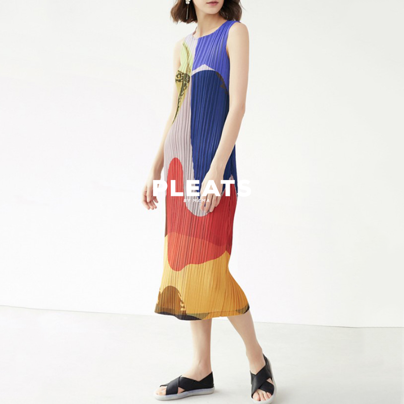 PLEATS DRESS - D077