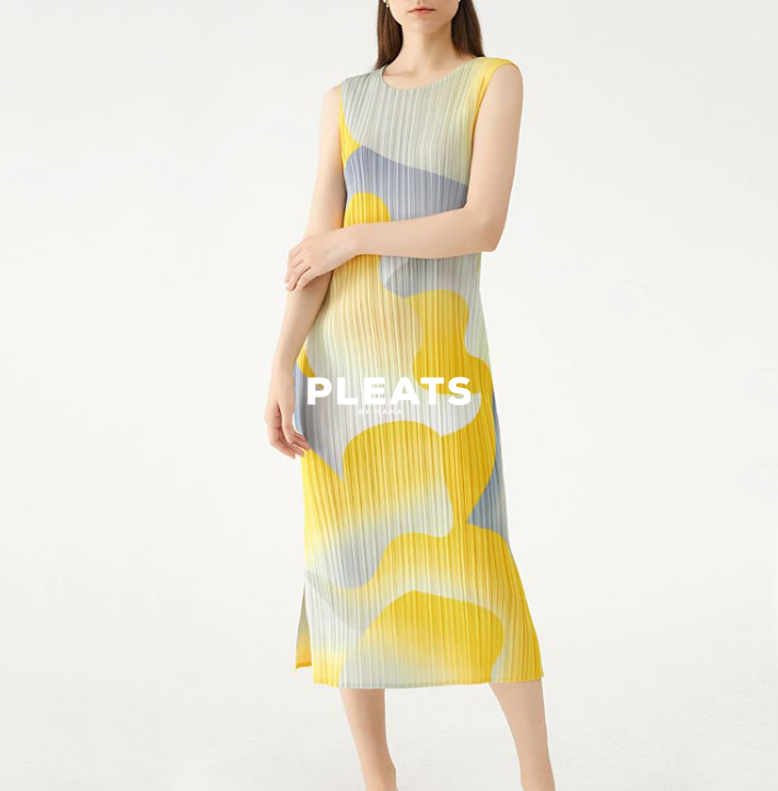 PLEATS DRESS - D082