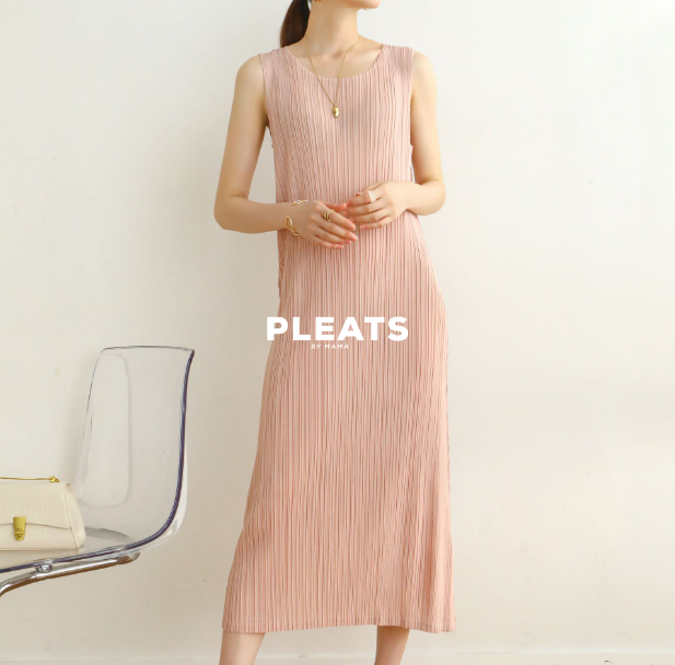 PLEATS DRESS - D069