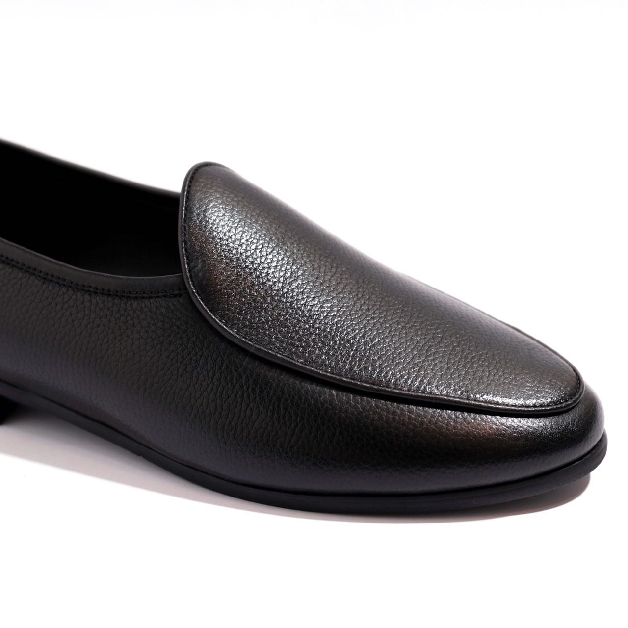 Belgian Loafers - Grained Calfskin