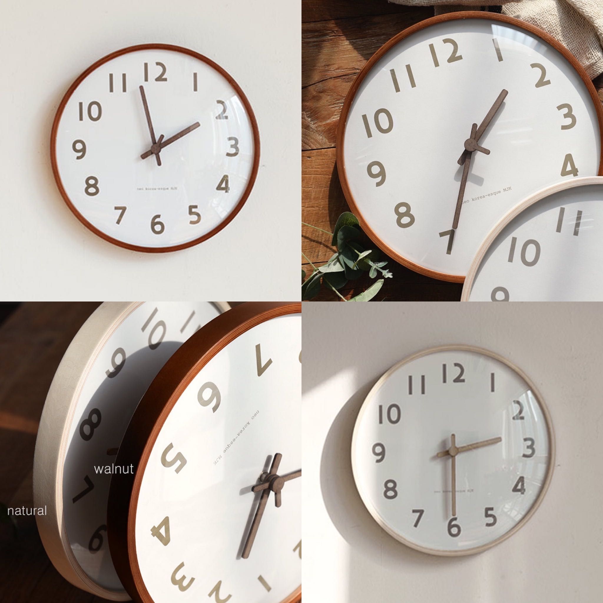 [พร้อมส่ง] [ไม่มีเสียงเข็ม] นาฬิกา ขนาด12นิ้ว นาฬิกาแขวน นาฬิกามินิมอล นาฬิกาติดผนัง