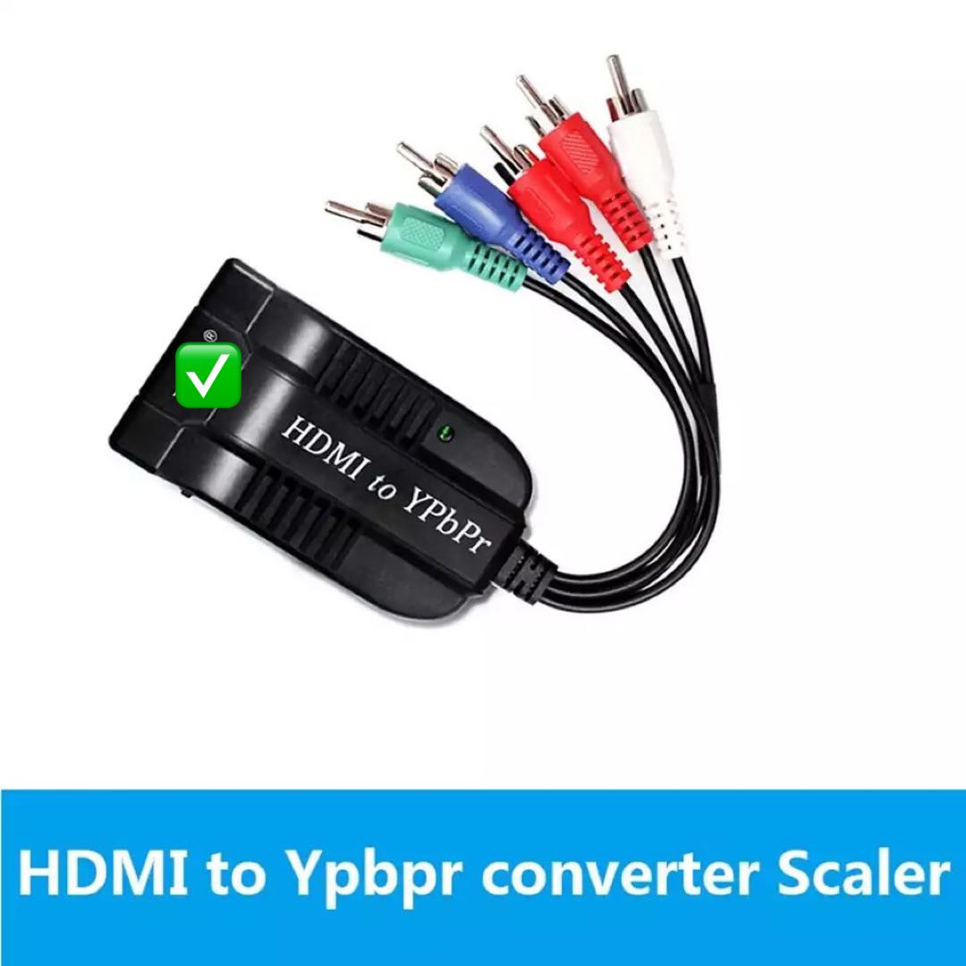 1080P HDMI ไปยัง Component Converter Scaler HDMI เพื่อ YPbPr Converter แปลง HDMIไปยังComponent HDMI