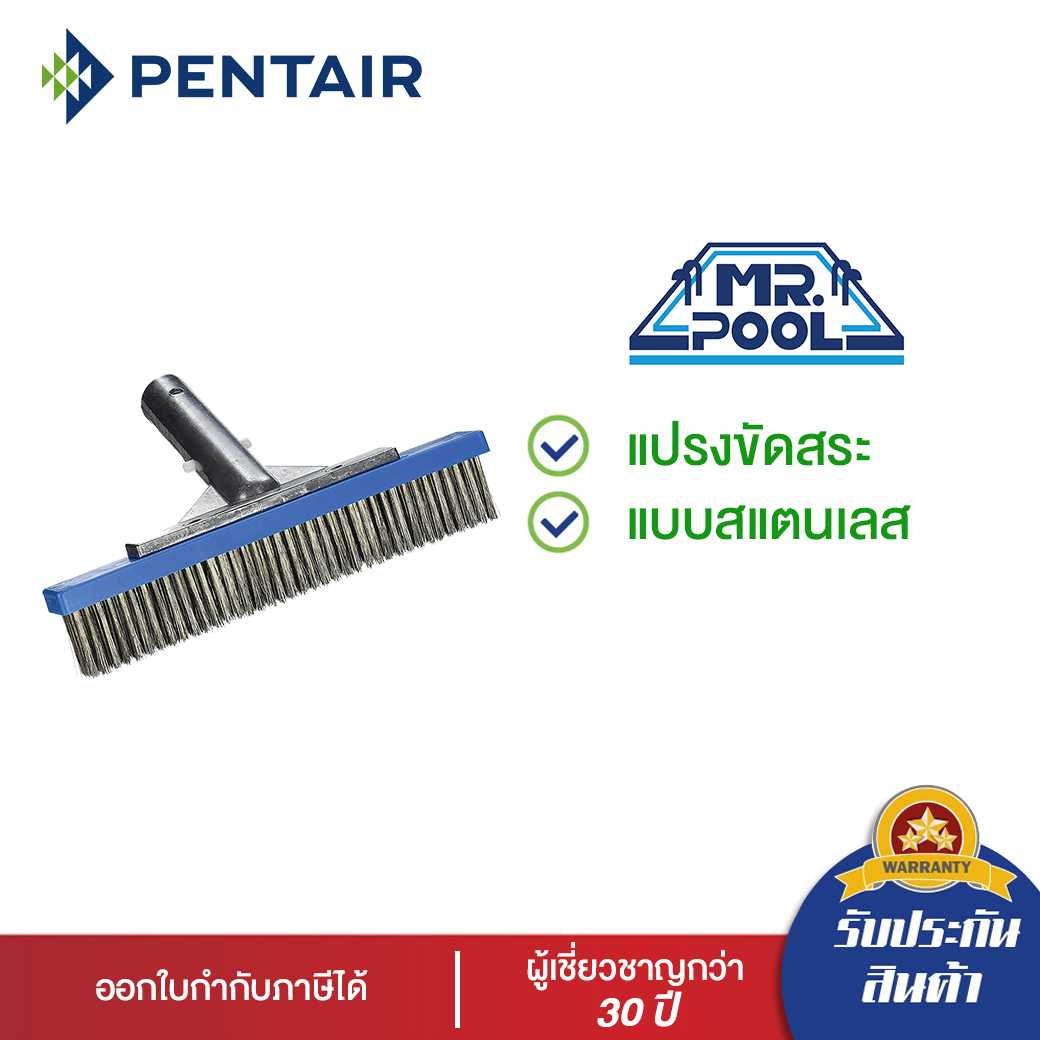 แปรงขัดสระ แบบสแตนเลส 6 นิ้ว