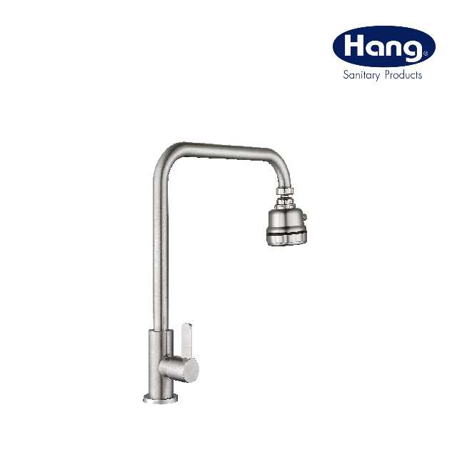 ก๊อกซิงค์เดี่ยวเคาน์เตอร์เซรามิควาล์วแป๊ป L  HANG  รุ่น  SF-153L