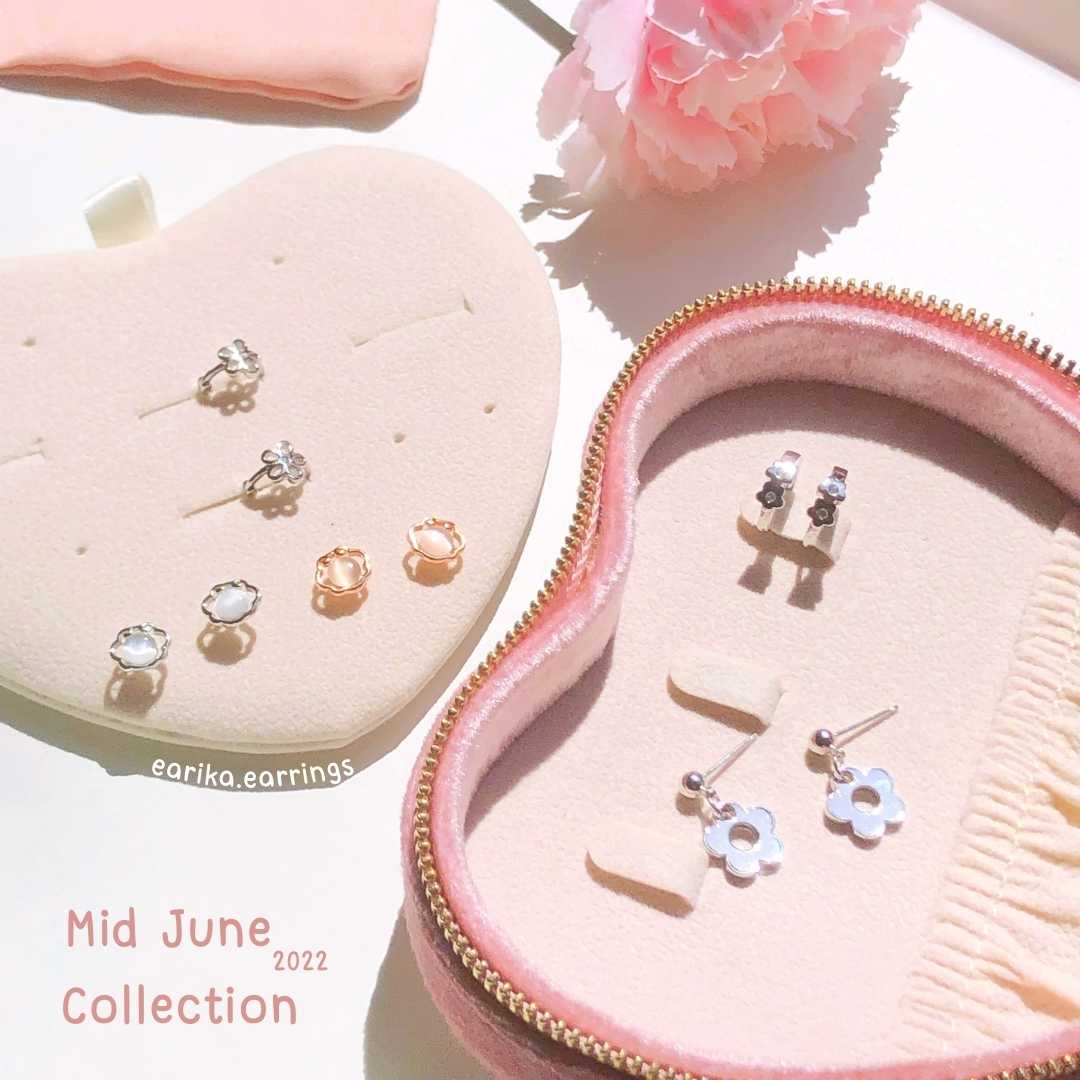 earika.earrings - ต่างหูเงินแท้ S92.5 คอลเลคชั่นกลางเดือนมิถุนายน 2022 (2) เหมาะสำหรับคนแพ้ง่าย