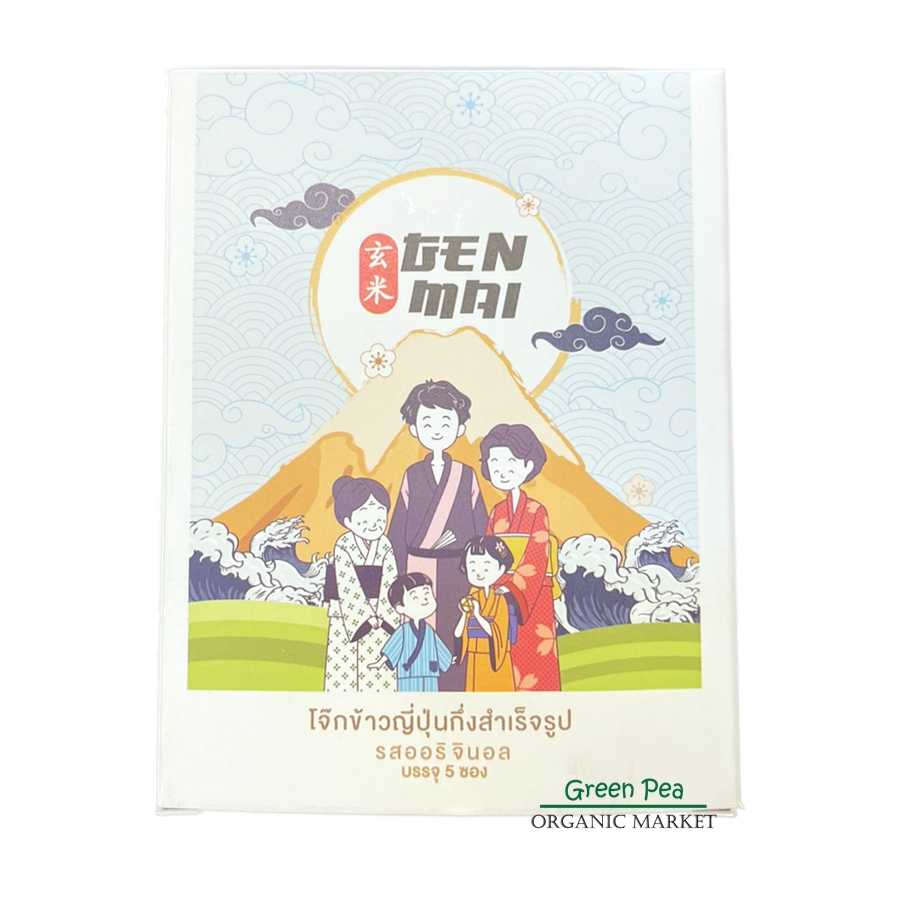 โจ๊กข้าวญี่ปุ่นกึ่งสำเร็จรูป GENMAI รสออริจินอล 25g. (5ซอง) อาหารยอดฮิต