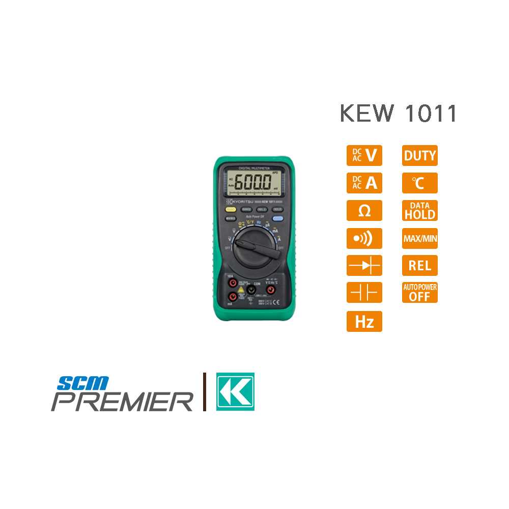 KYORITSU มัลติมิเตอร์ดิจิตอล (DIGITAL MULTIMETER) รุ่น 1011