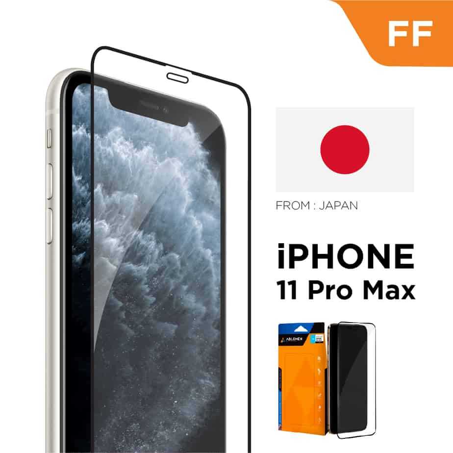 ฟิล์มกระจกปกป้องจอ iPhone 11 Pro Max / XS MAX – ชนิดเต็มจอ (FF)