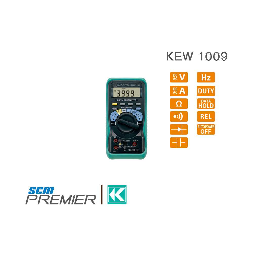KYORITSU มัลติมิเตอร์ดิจิตอล (DIGITAL MULTIMETER) รุ่น 1009