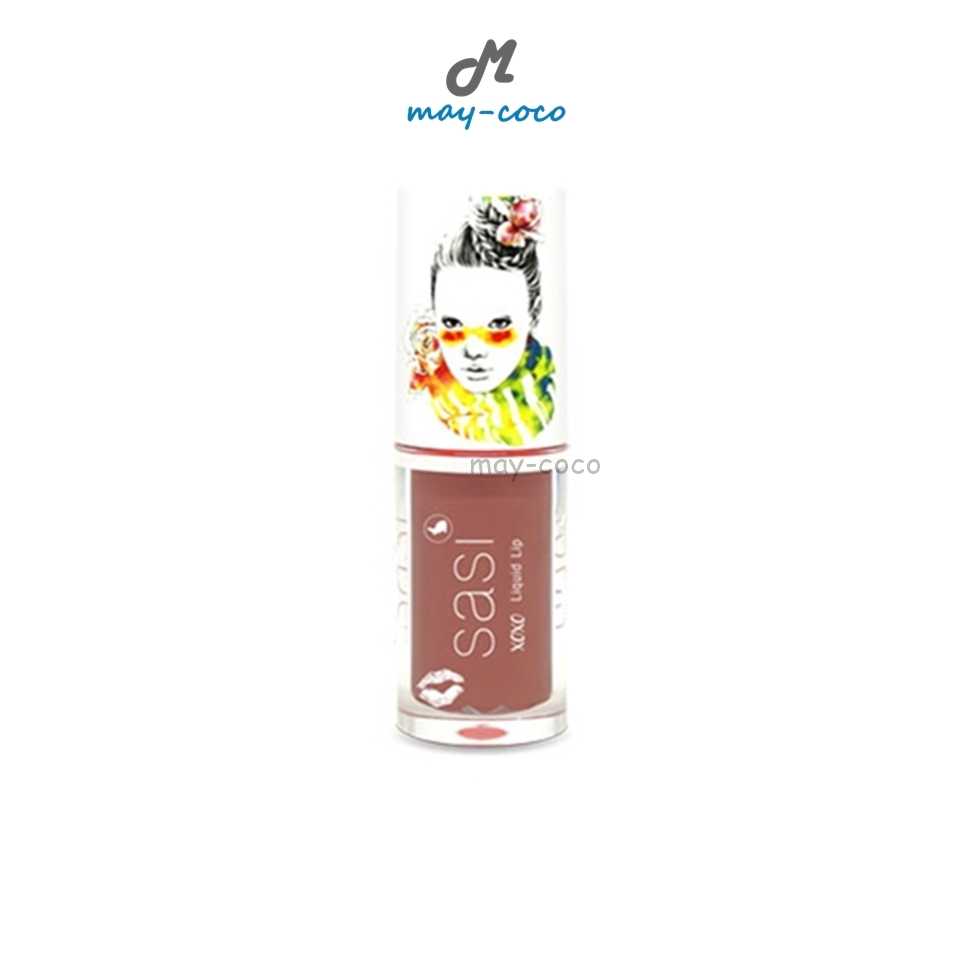 ลิป Sasi XOXO Liquid Matte Lip ลิปศศิ ลิป ศศิ ลิปแมท ลิปแมทต์ ลิปจุ่ม ลิปสติก ลิปส้มอิฐ