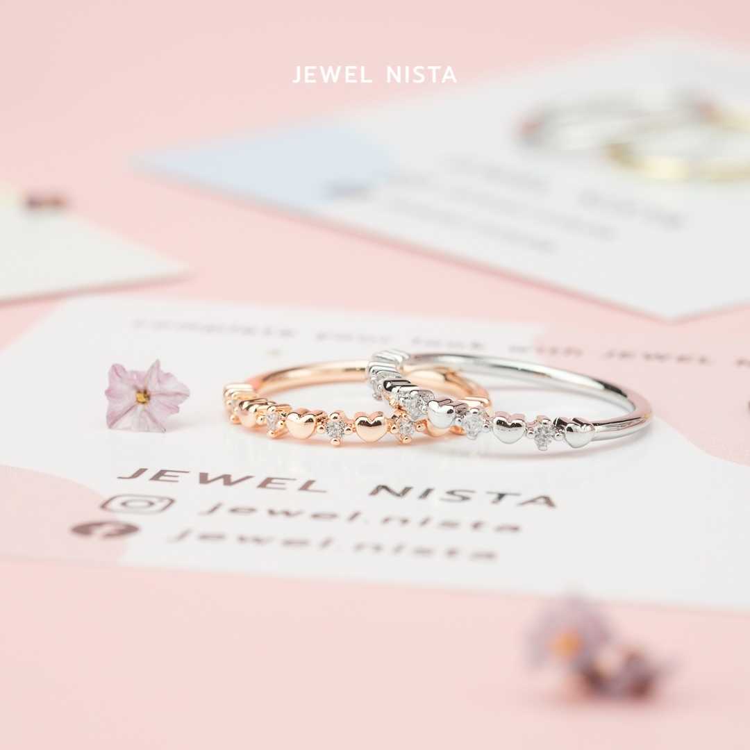 loving crystal ring แหวนหัวใจเงินแท้