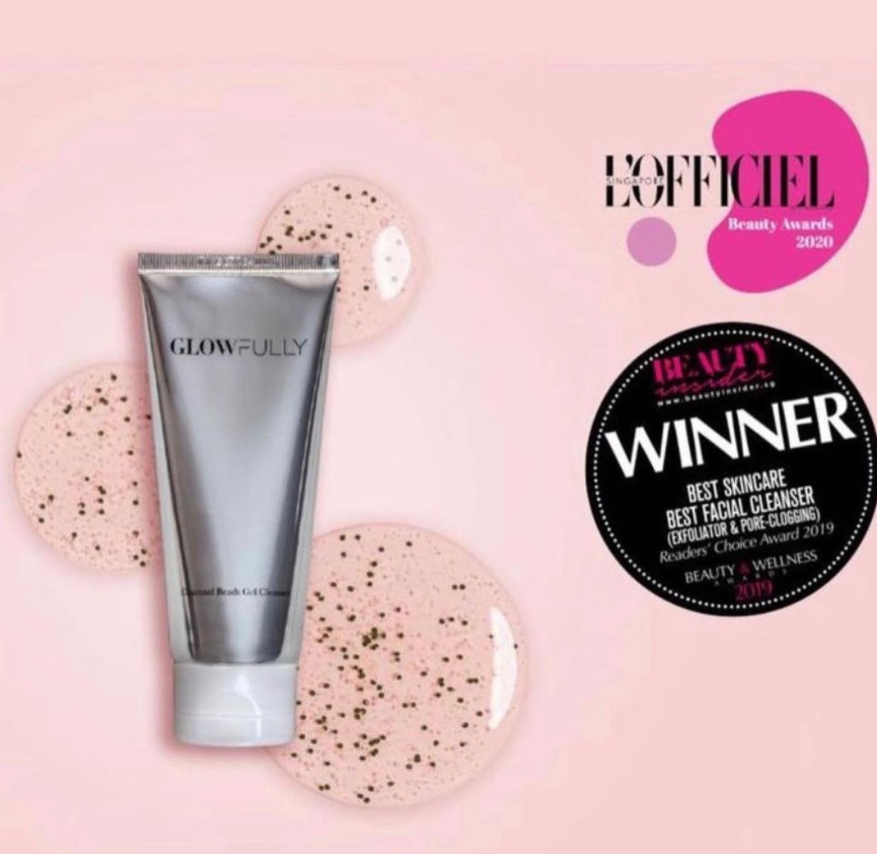 Glowfully charcoal beads gel cleanser 100 ml