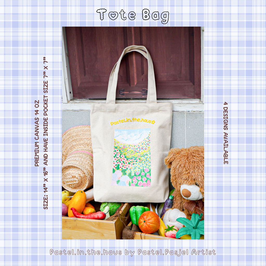 👜Tote Bag ️: Just Blooms