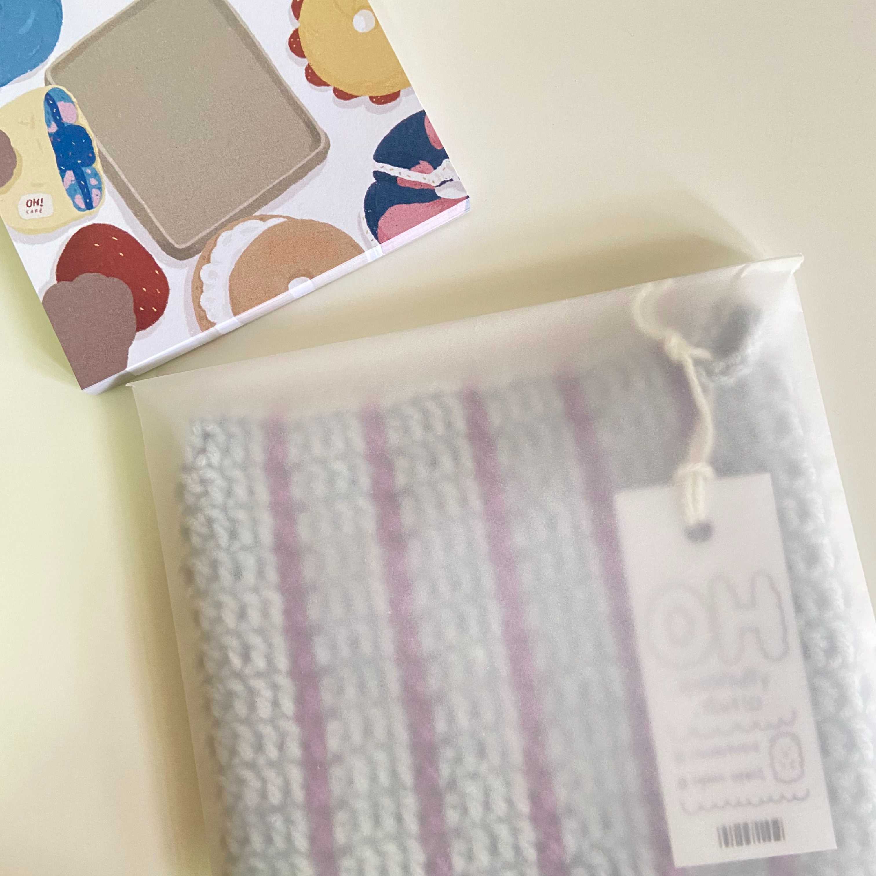 square addict coaster : baby blue&purple