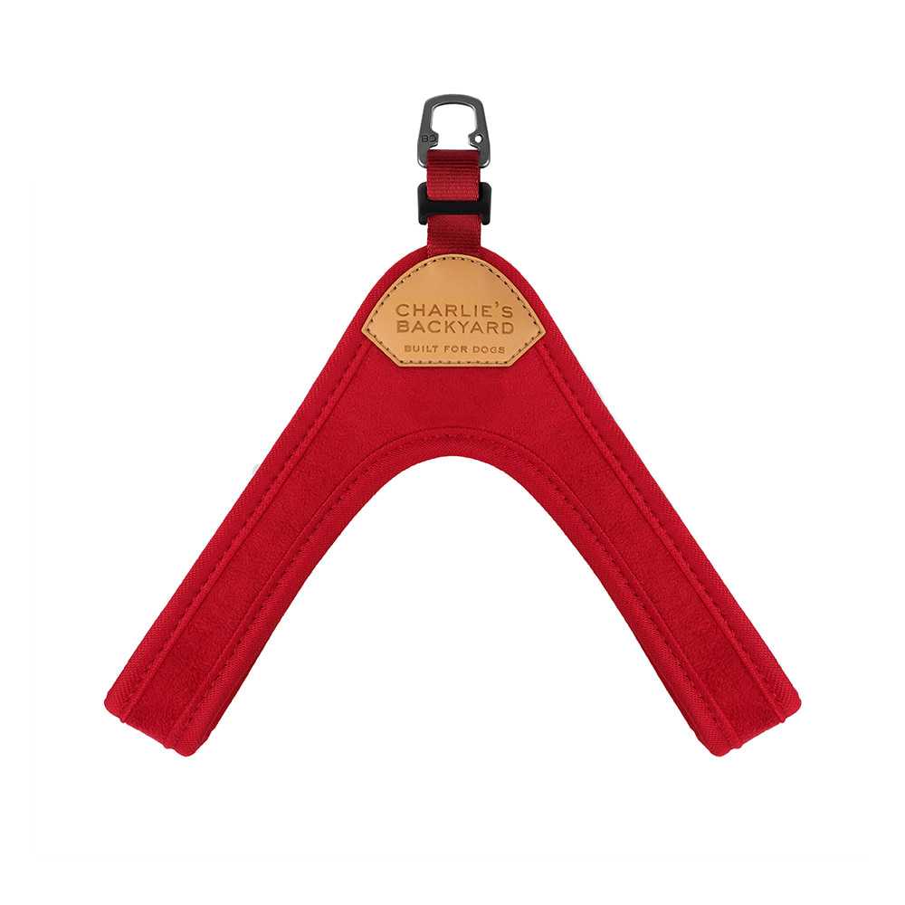 Charlie's Backyard BUCKLE-UP-EASY HARNESS-RED