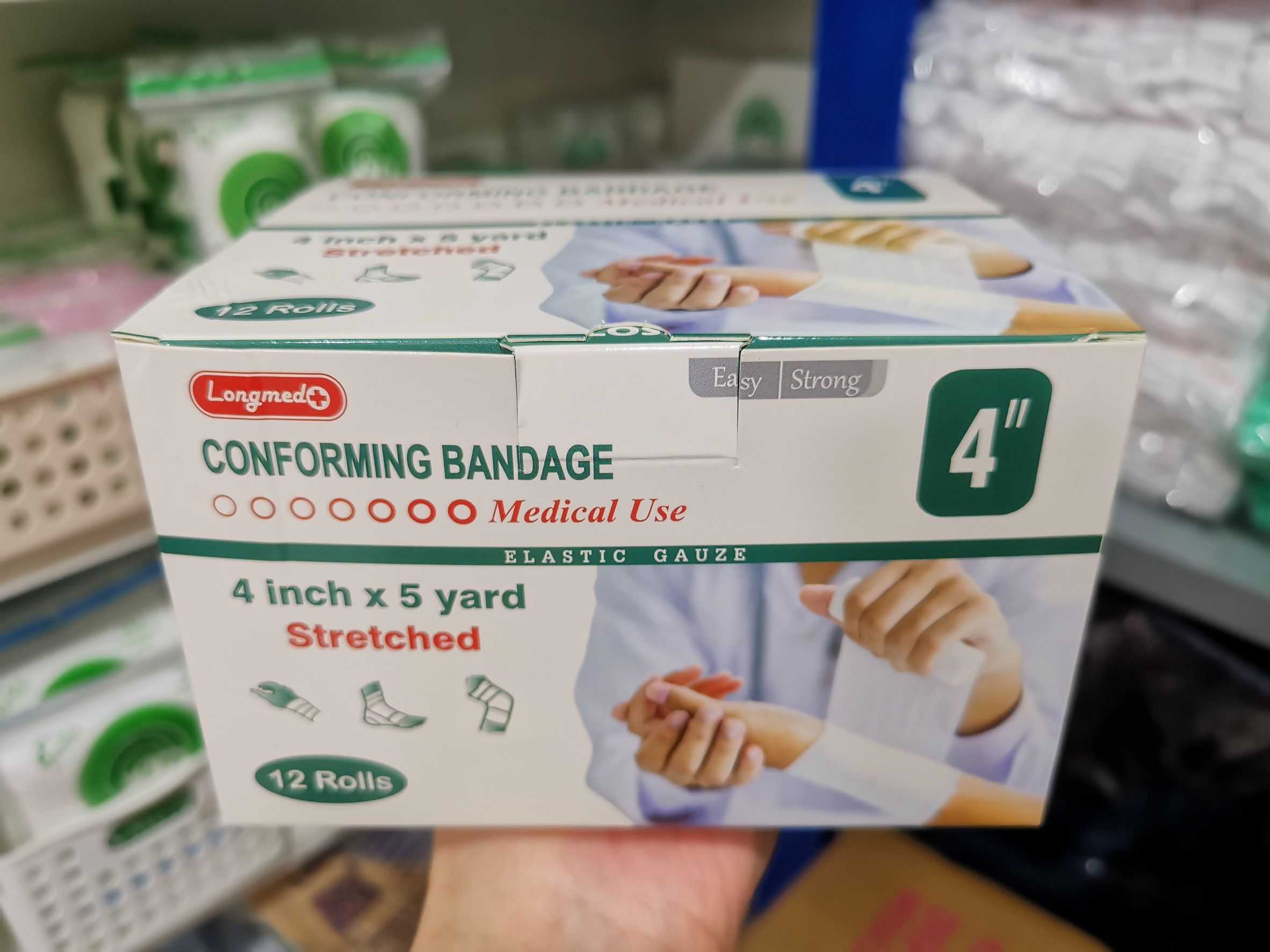 CONFORMING BANDAGE  ผ้าพันแผลชนิดยืดได้ (ขนาด 4 นิ้ว)