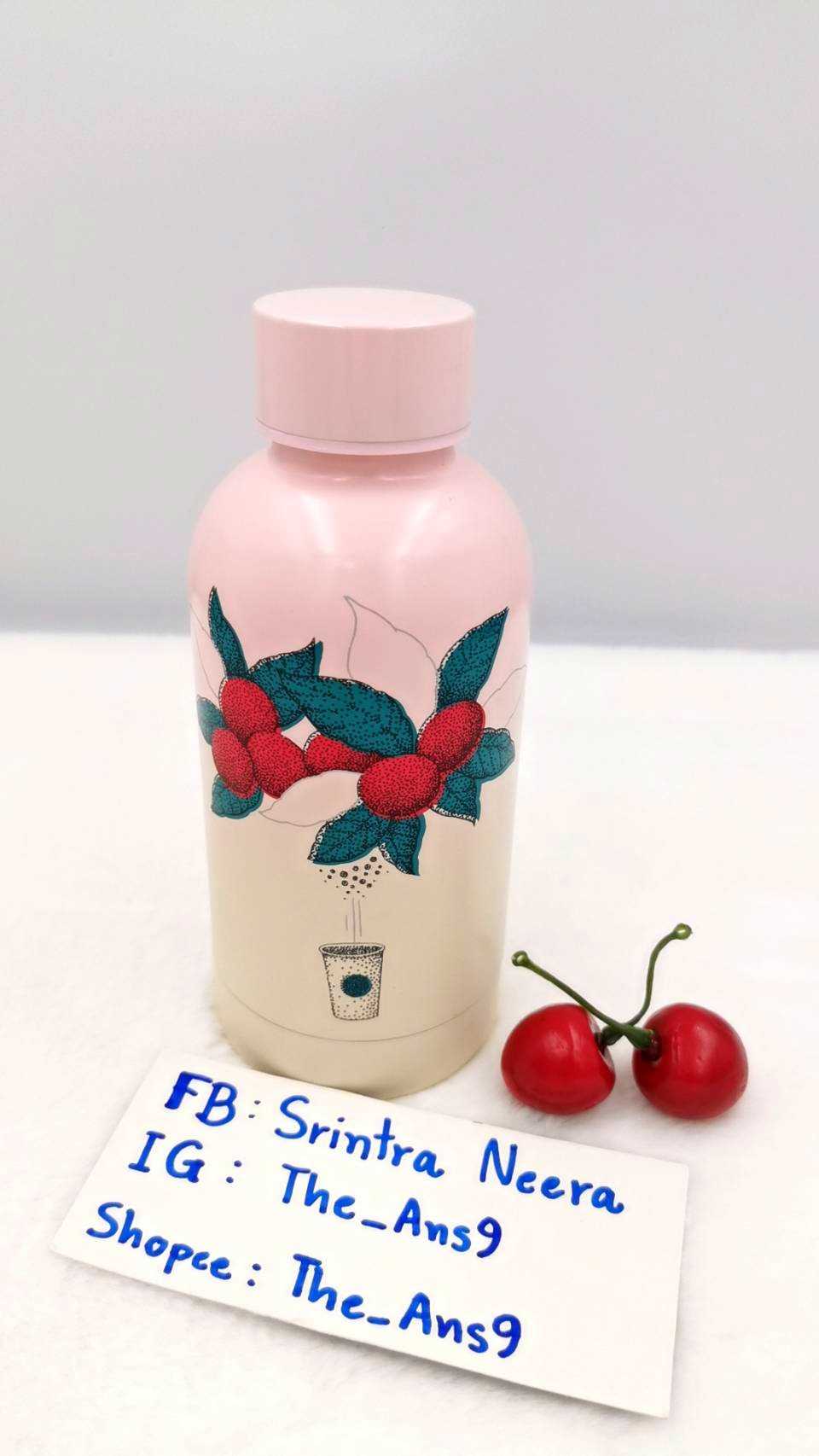 พร้อมส่ง ขวดน้ำสตาร์บัคส์  เก็บความเย็น  Starbucks Farm to Cup Water Bottle (384 ML)