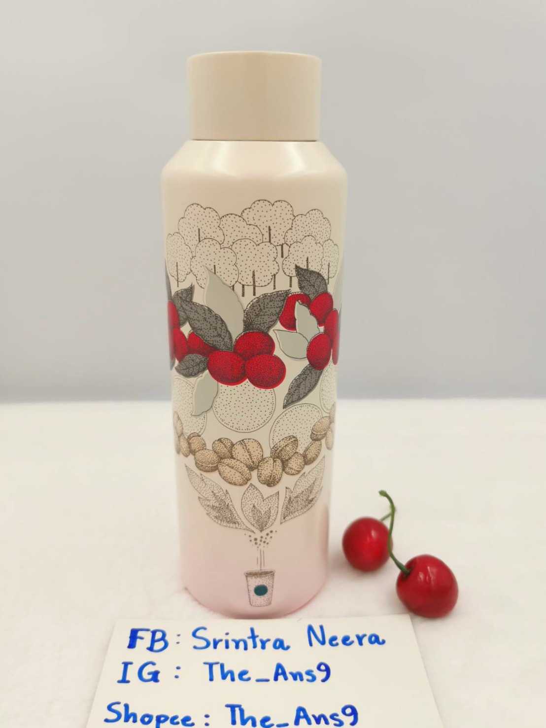 พร้อมส่ง ขวดน้ำสตาร์บัคส์  เก็บความเย็น  Starbucks Farm to Cup Water Bottle (591 ML)