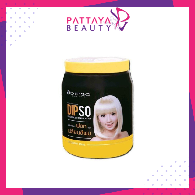 ดิ๊พโซ่ บลีชชิ่ง พาวเดอร์ ผงฟอกสีผม 400 ก. (สีขาวมุก)