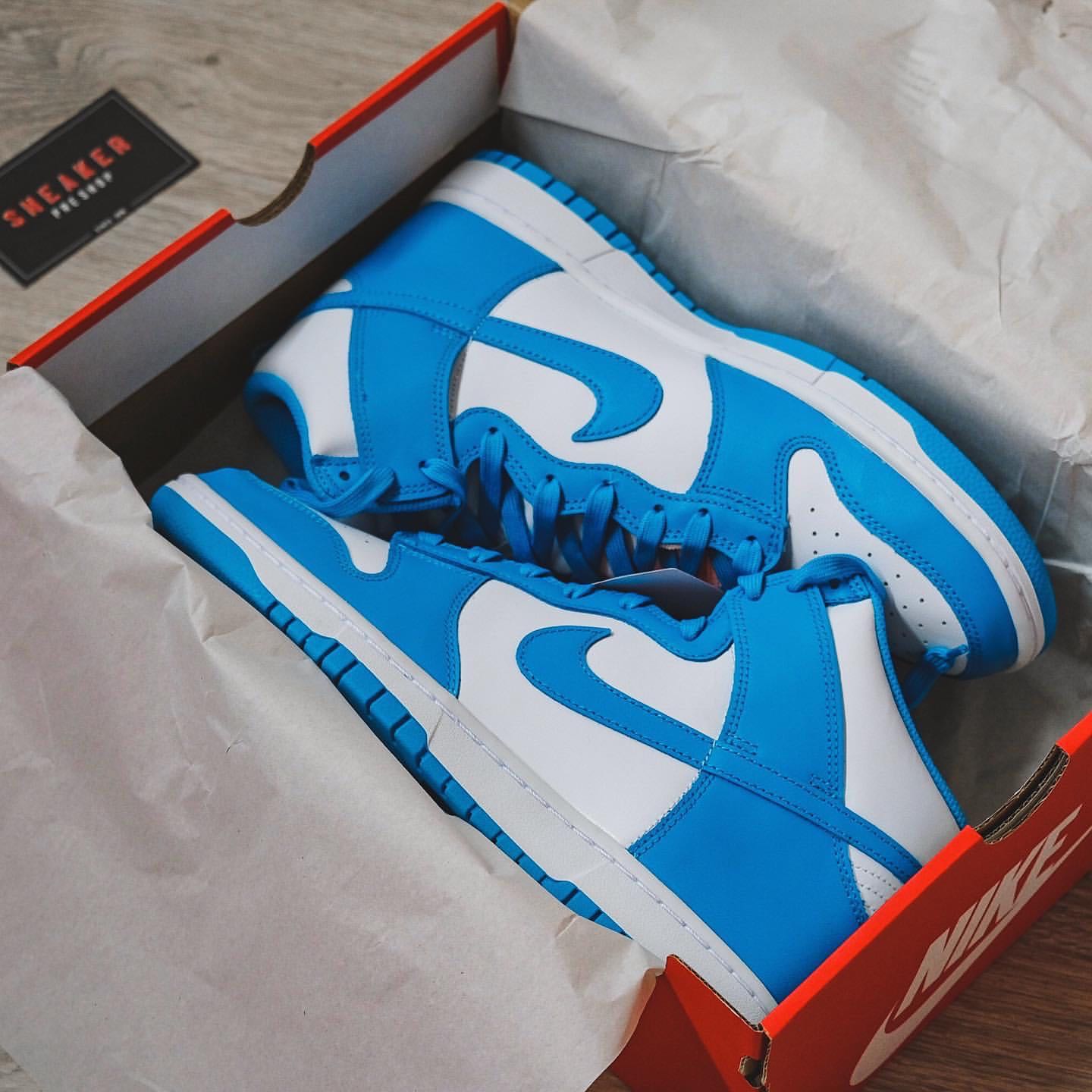 Nike Dunk High Retro Laser Blue
