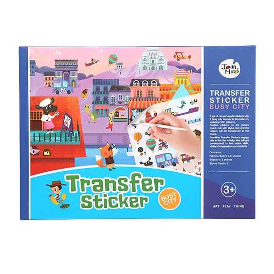 สติกเกอร์ขูดลอกลายสุดน่ารัก Joan Miro Transfer Stickers เสริมพัฒนาการและทักษะสำหรับเด็ก