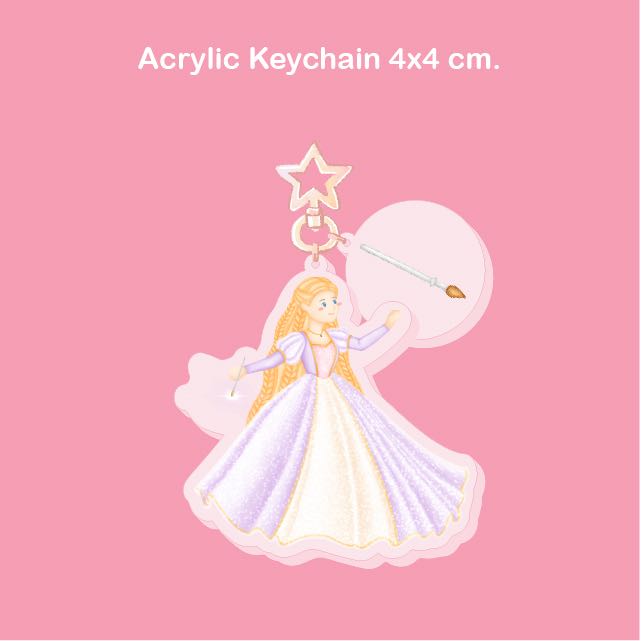 Keychain Barbie Rapunzel