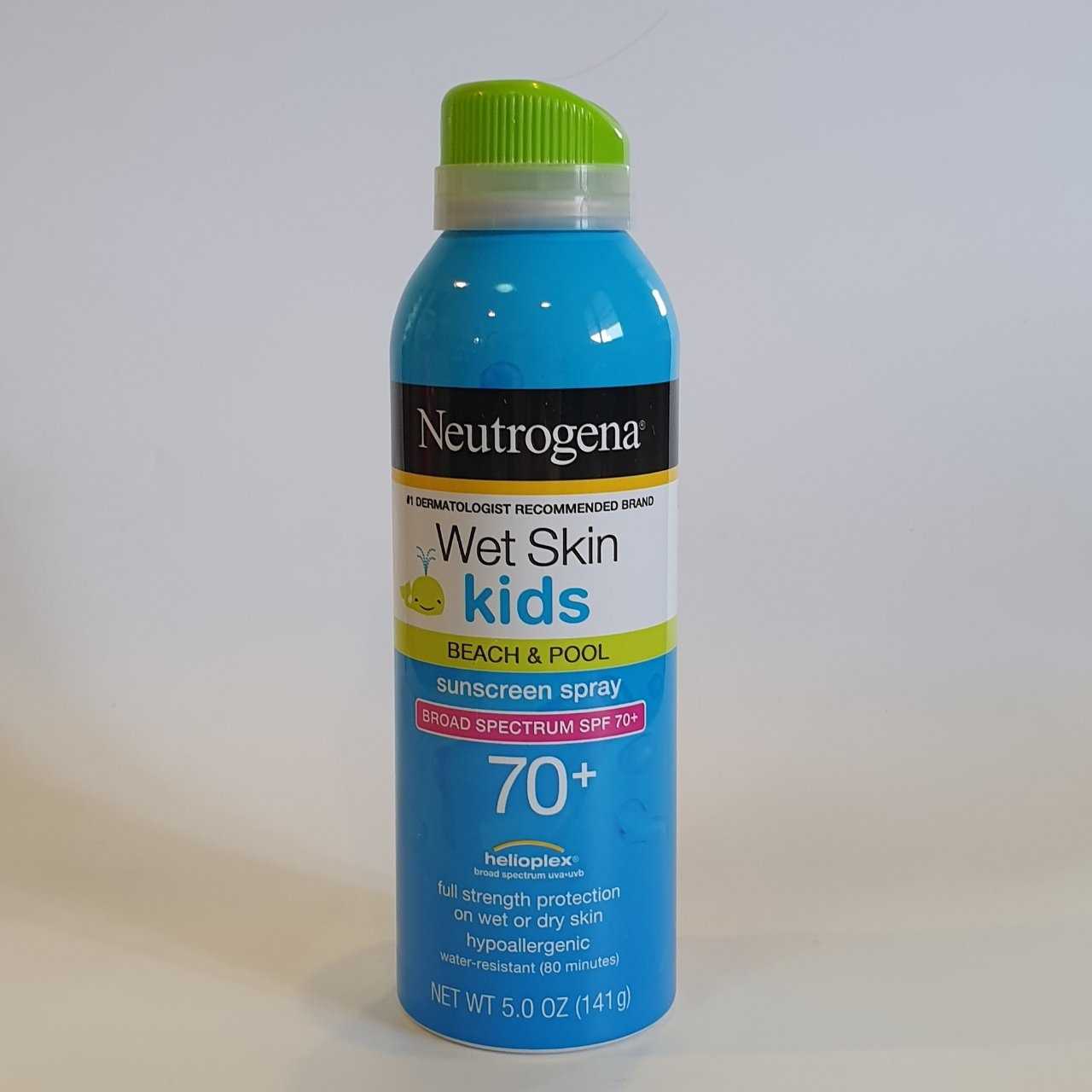 สเปร์กันแดดสำหรับเด็ก Neutrogena Wet Skin Kids Beach & Pool Sunscreen Spray , SPF 70+
