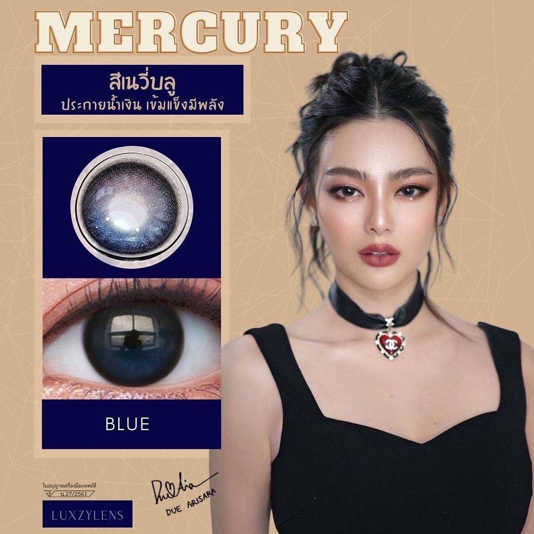 🔹มีสายตาสั้น🔹คุณดิว อริสรา x Mercury  Blue 🔥เลนส์ลิมิเตด