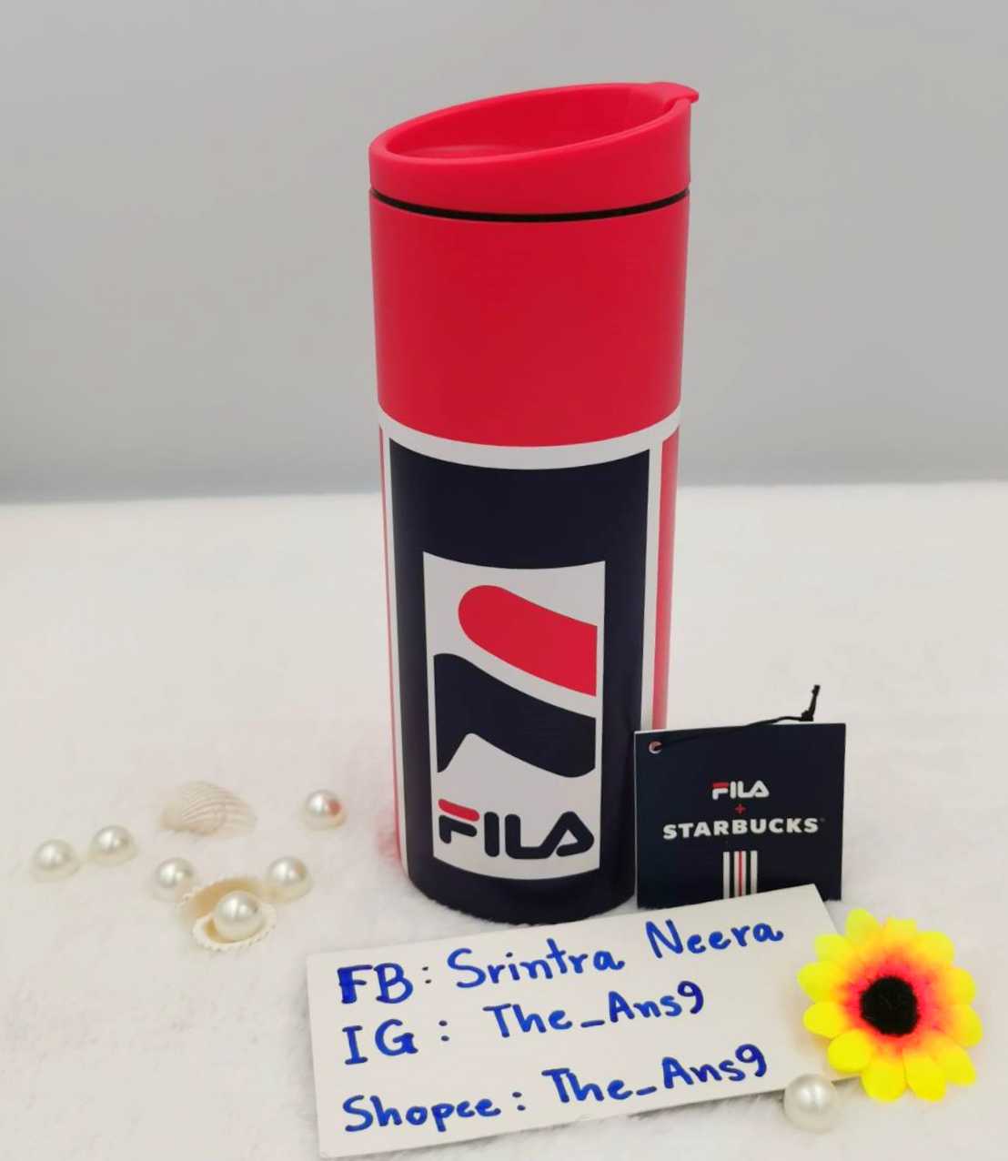 พร้อมส่ง แก้ว Starbucks FILA Tumbler ของแท้💯 (473 ML)