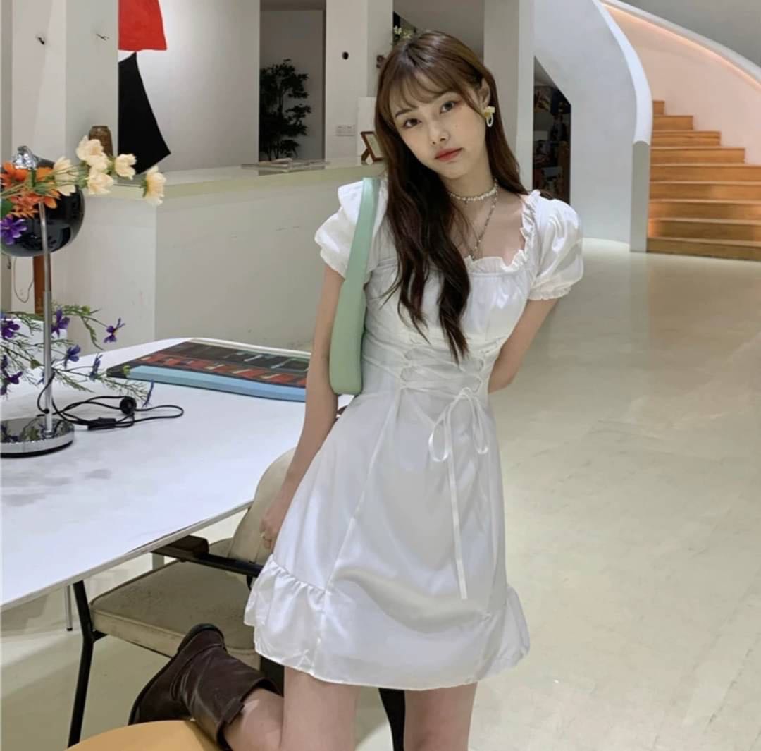 เดรสผูกเอว✨🧸