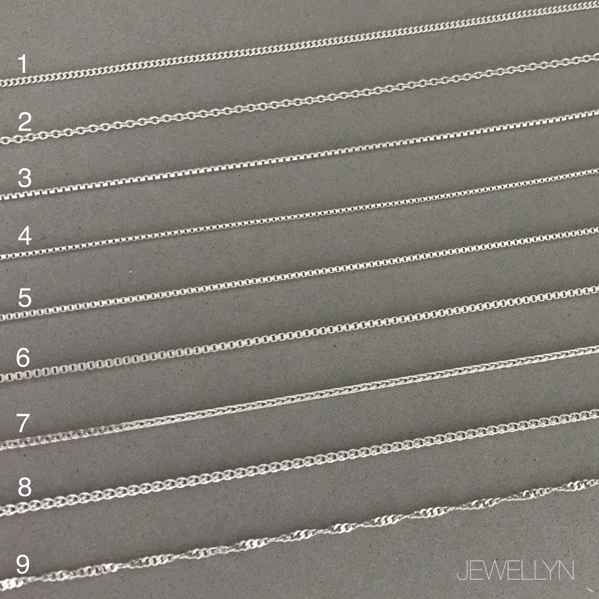 CHAIN - Silver Chain 18 Inches  เฉพาะสร้อยเปล่า (ไม่มีจี้)