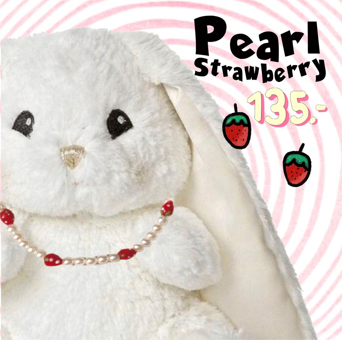 🍸Strawberry🍓Necklace (พร้อมส่ง)