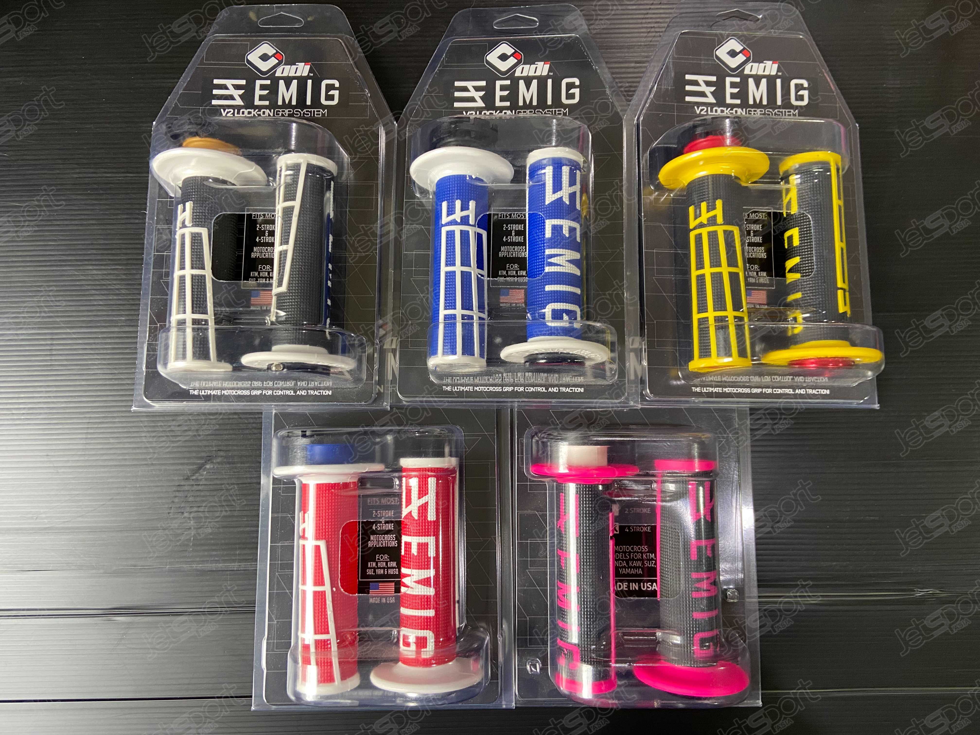 ปลอกแฮนด์ ODI ของแท้ 💯% รุ่น MX V2 LOCK-ON EMIG GRIP