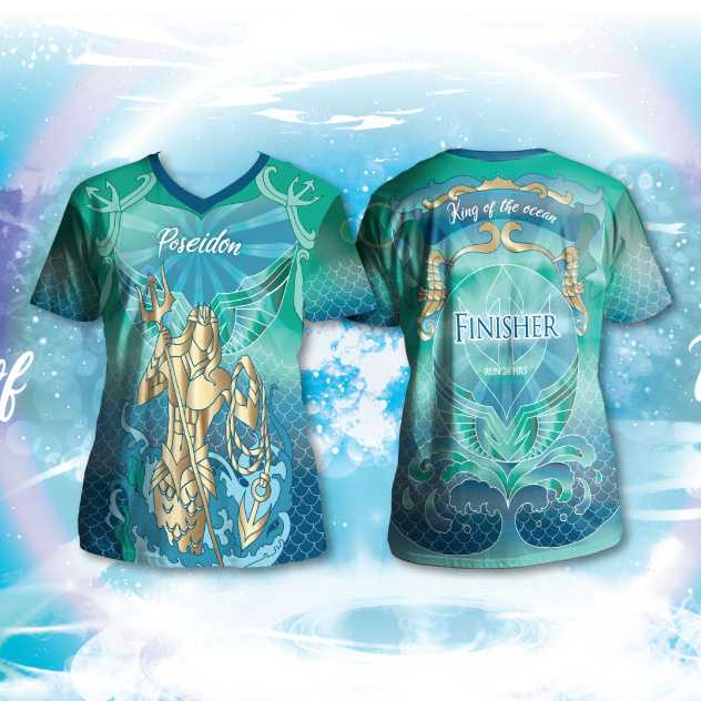 เสื้อวิ่ง - เสื้อแขนสั้น Poseidon – King of the Ocean
