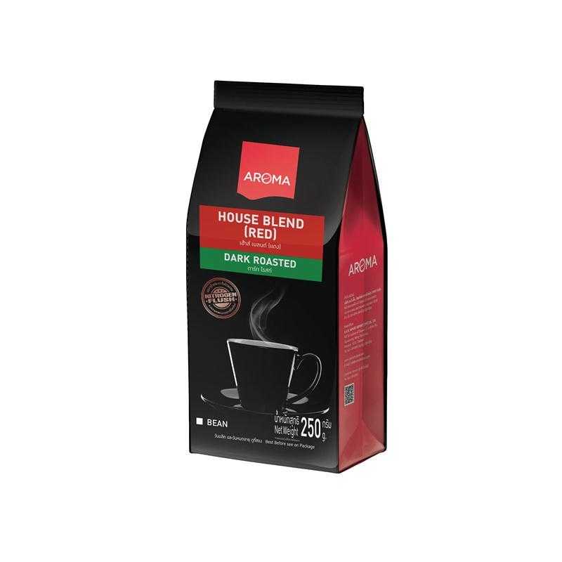เมล็ดกาแฟคั่ว HOUSE BLEND RED