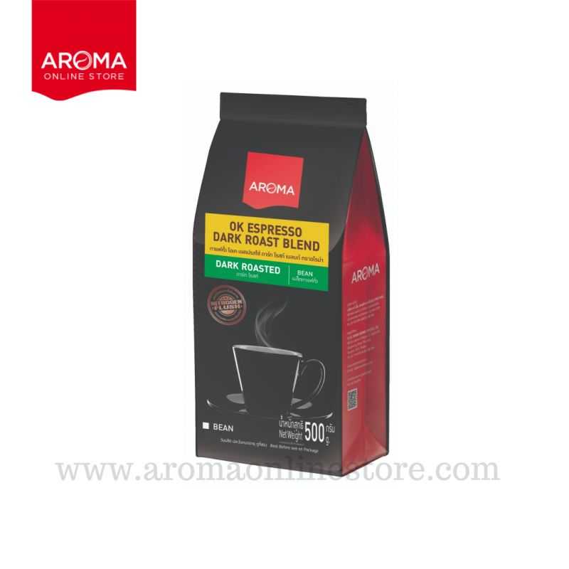เมล็ดกาแฟคั่ว OK ESPRESSO DARK ROAST BLEND