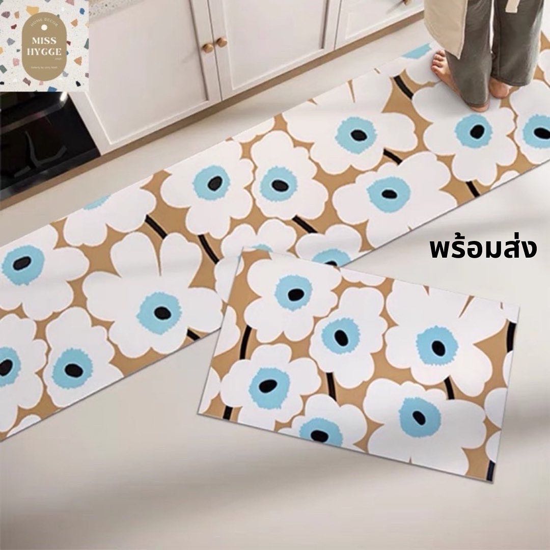 [preorder]พรมครัวลายmarimekko🤍 รุ่นขายดีกันน้ำ