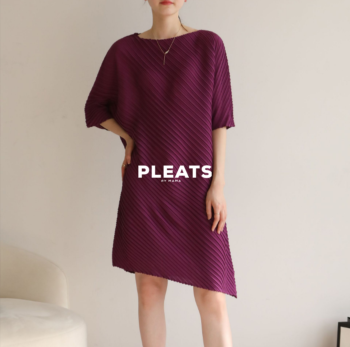 PLEATS DRESS - D063