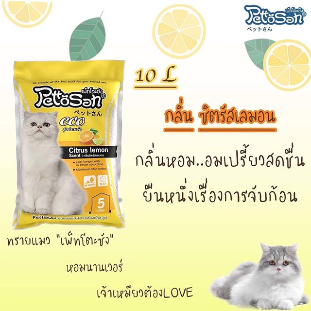 PettoSan กลิ่น Citrus Lemon 10L