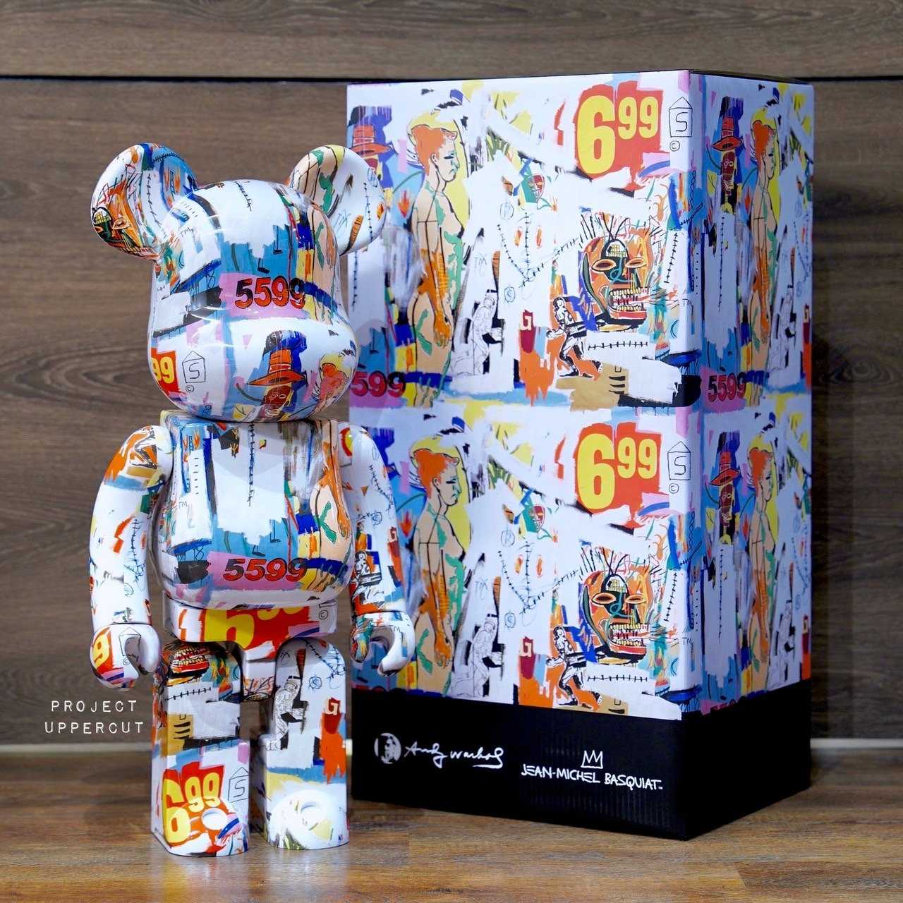 BE@RBRICK 1000% ANDY WARHOL x JEAN-MICHEL BASQUIAT # 4 [New]