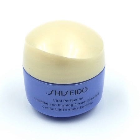 Shiseido vital perfection uplifting firming cream 15 ml. (กระปุกม่วง)​