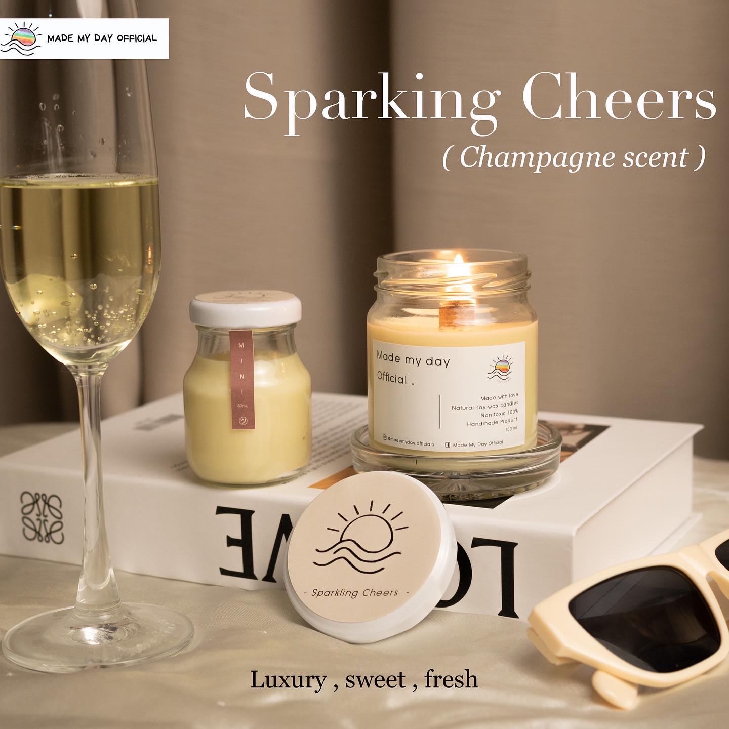 NEW❗️เทียนหอม Sparkling Cheers! 