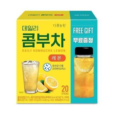 Danongwon Daily Kombucha + แถมกระบอกน้ำ รสเลม่อน