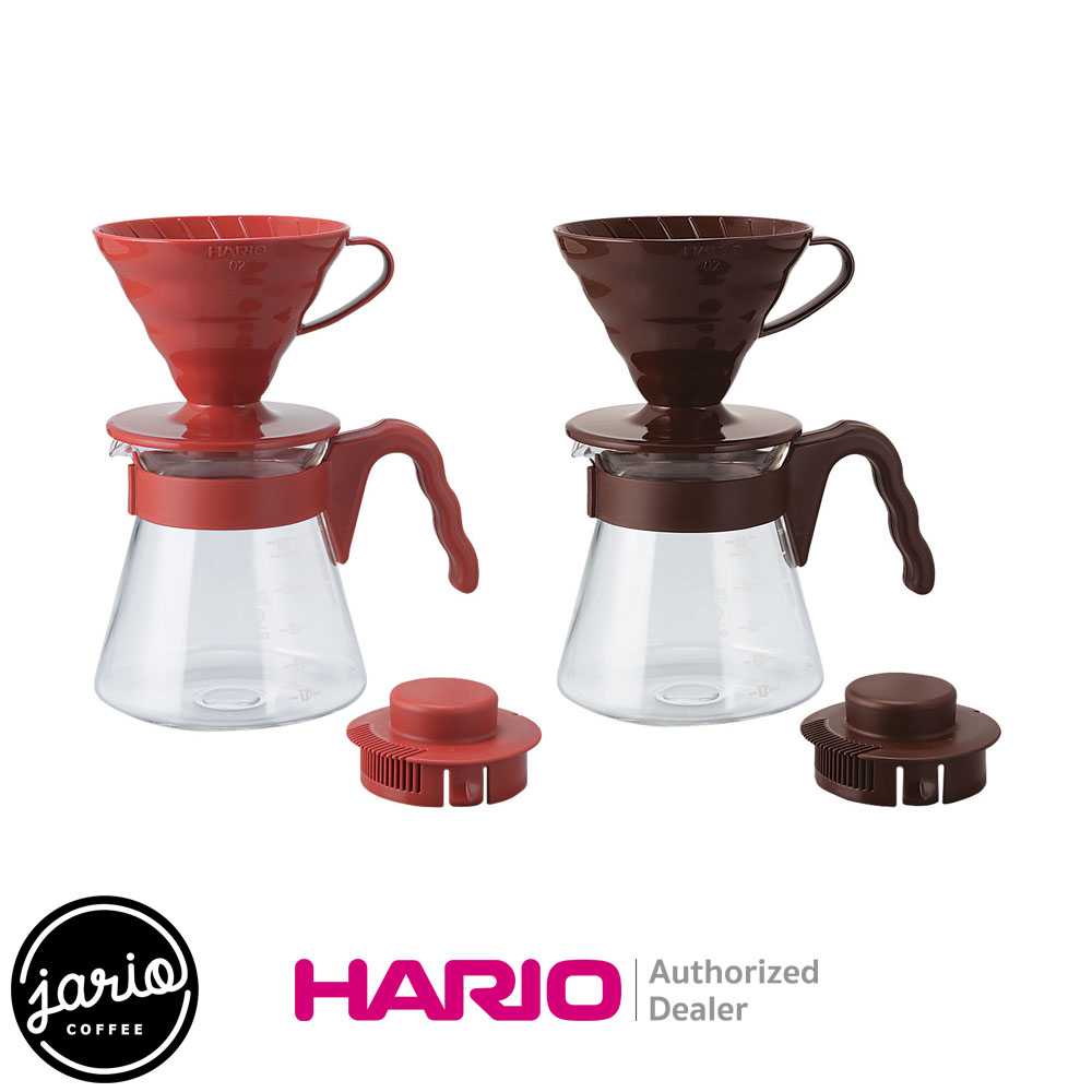 JARIO x HARIO ชุดดริปเปอร์ V60 พร้อมเหยือกแก้ว (แท้จากญี่ปุ่น) HARIO V60 Dripper Set with Server