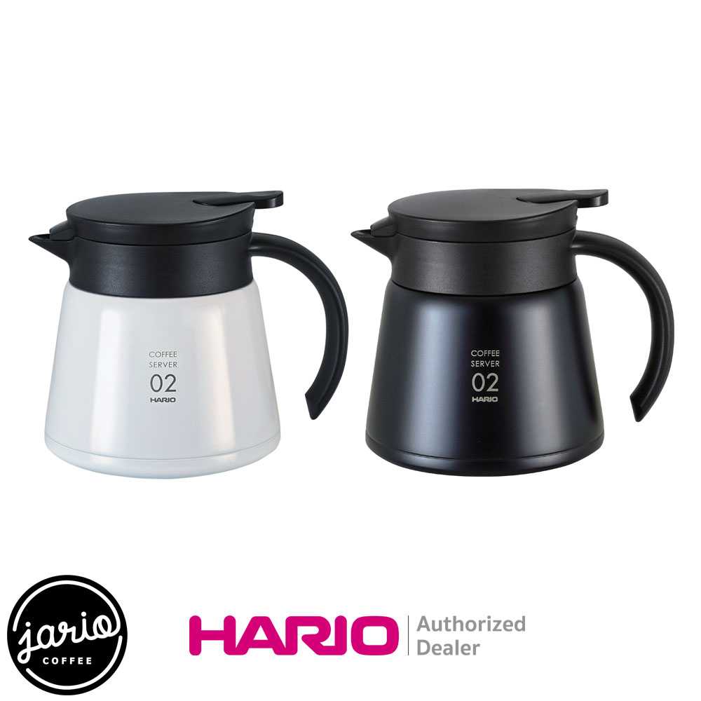 JARIO x HARIO เหยือกเสิร์ฟกาแฟสแตนเลสเก็บความร้อน V60 600 (แท้จากญี่ปุ่น) Stainless Steel Server 600